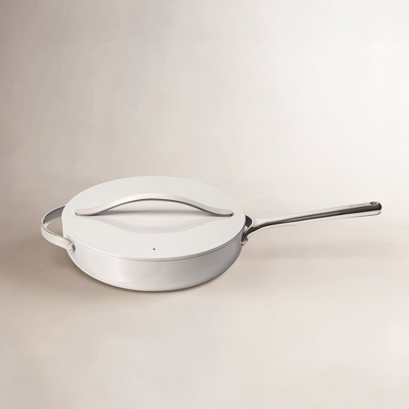 Caraway 4.5Qt Nonstick Ceramic Saute Pan W/ Lid, Gray