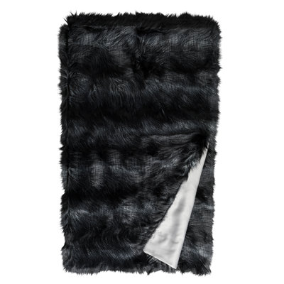 Faux Fur Throw Blanket