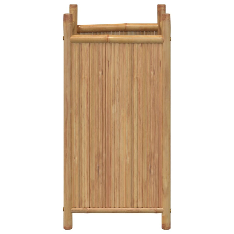 Bayou Breeze Planter 15.7"X15.7"X31.5" Bamboo, 31.5" H x 15.7" W x 15.7" D