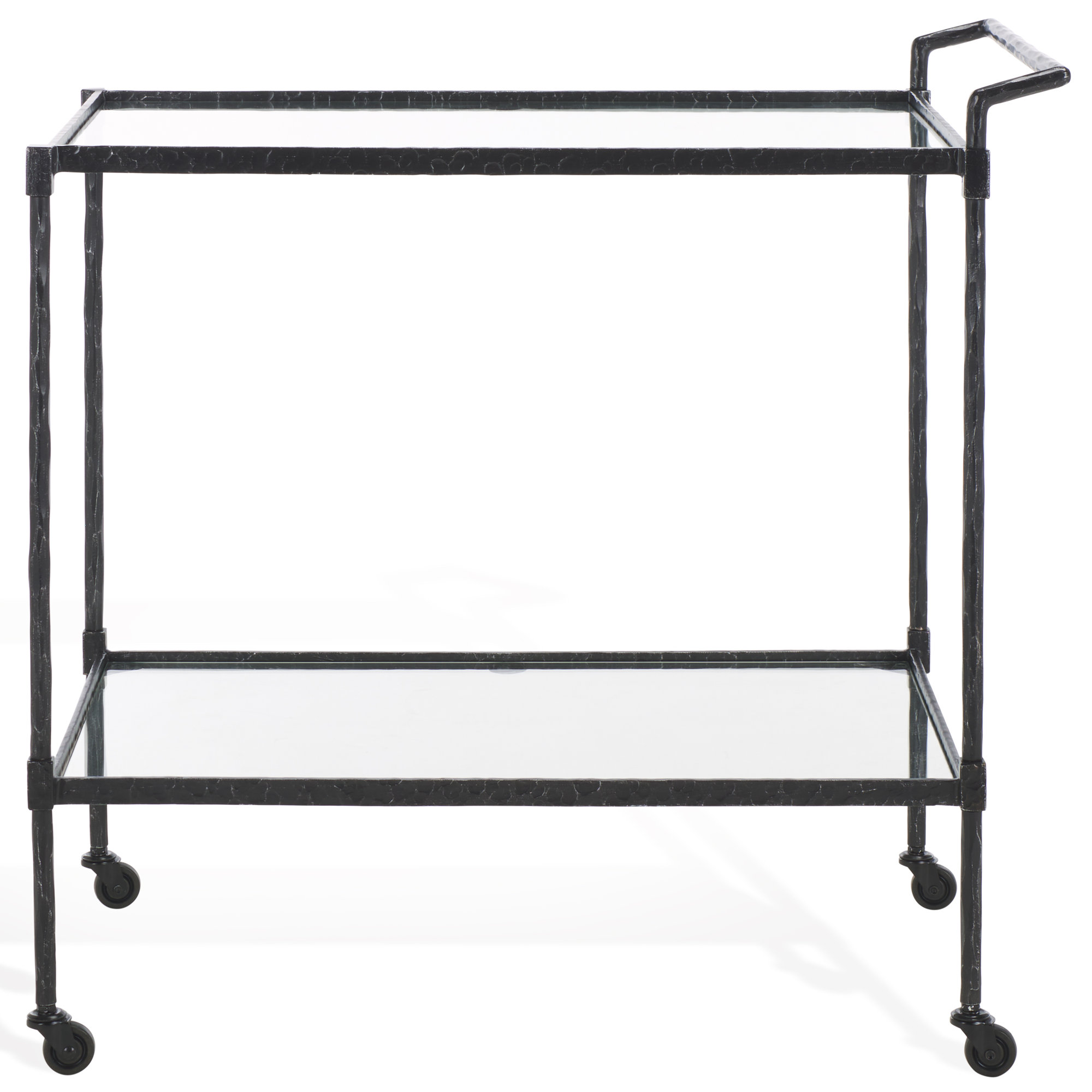 Claudia Metal and Glass Bar Cart