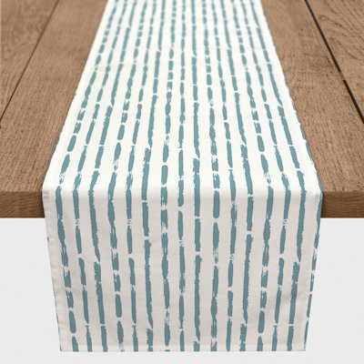 Zaki Painted Strokes Table Runner