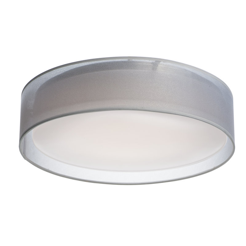 Plafonnier encastré à DEL 5 lumières 20 po Jessalyn, Organza blanc