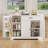 Bayview 33” Kitchen Pantry with 3 Doors, 1 Drawer, Refrigerator-Style Doors, Adjustable Shelves, Standalone Storage Cabinet, Solid and Engineered Wood, Multiple Finish Options-1439400652