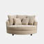 Chaise longue d'intérieur surdimensionnée à housse-671295742
