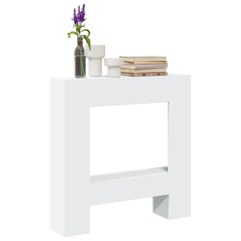 Fireplace Surround 31.9X7.1X32.3" Engineered Wood, White