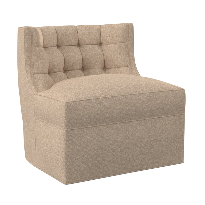 Fauteuil papillon social - pivotant, Mélange de polyester blé Maya