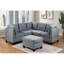 Meuble de salon capitonné sans accoudoirs 1pc