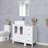 3 combo 36" Single Bathroom Vanity Set with Vessel Sink, Faucet, Drain-64791115