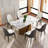 63 "Artificial Stone  Dining Table(Only Table)
