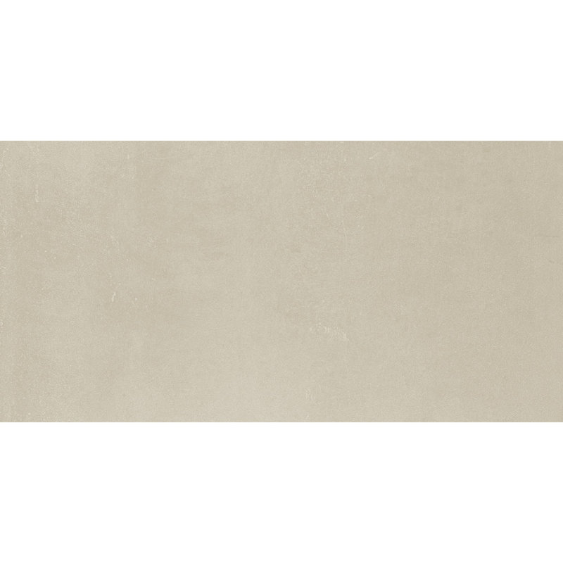 High Street Semi-Polished 12'' W x 24'' L Porcelain Concrete Look Singular Tile, Champagne
