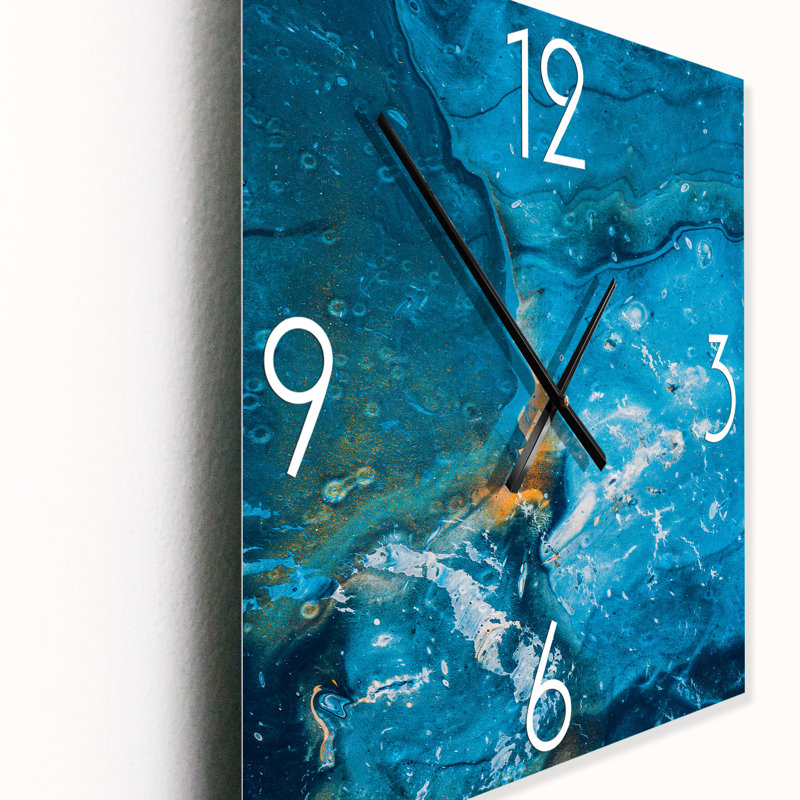 Horloge murale abstraite, Moyen