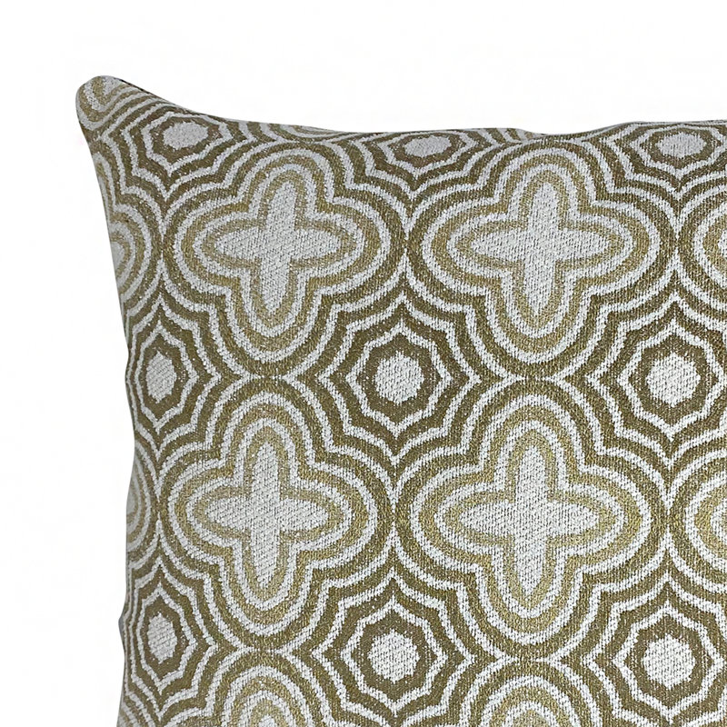 Housse de coussin carré et insert, Brun, 20 po X 20 po