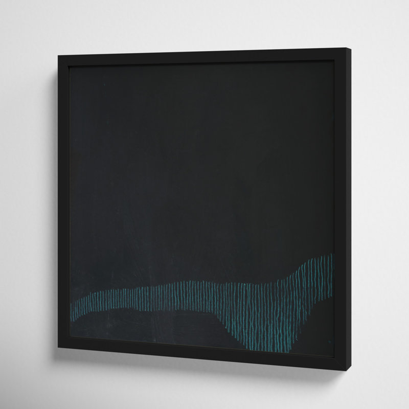 Delta Wave 3 by Jacques Pilon, Black, 16" H x 16" W x 1.25" D
