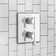 American Standard Tu184.740 Times Square 3 Function Pressure Balanced Valve Trim Only With Double Handle Integrated Diverter - Less Rough In Polished