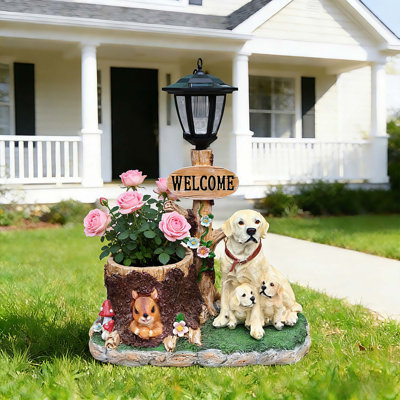 Statue de jardin Labrador