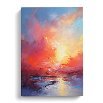 Sunset Gestural No.2 - No Frame Print