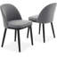 Ensemble de 4/6 chaises de salle à manger rembourrées modernes avec pieds en bois, chaises d'appoint en tissu à dossier incurvé pour restaurant, café-1538046062-1538046051