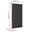 Apolonio Fence Panel WPC 95x186 cm-444172538