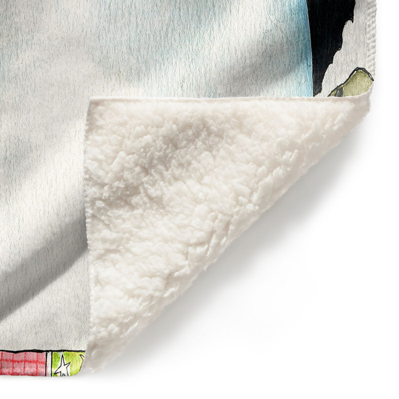 Hand Woven Throw Blanket, 68" x 80"