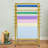 15-Tier Floorstanding Double-Sided Scarf Rack Organizer With 4 Wheels-106950485