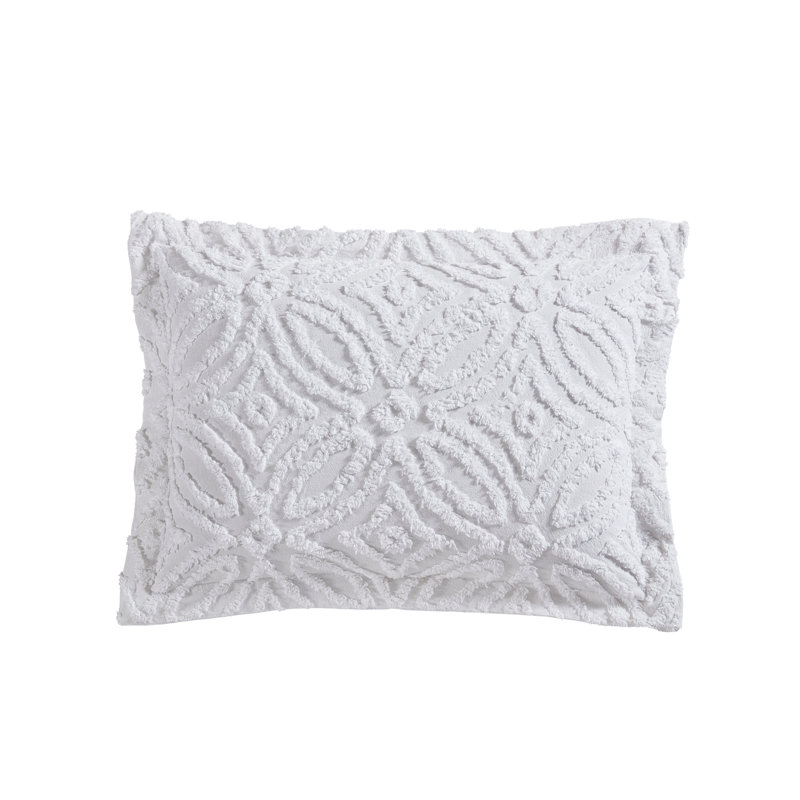 Alicia Wedding 100% Cotton Envelope Sham, White