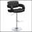 Black Adjustable Bar Stool