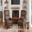 Fauteuil en similicuir avec dossier inclinable