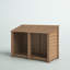 Nia 180cm W x 68cm D Solid Wood Log Store-926307045