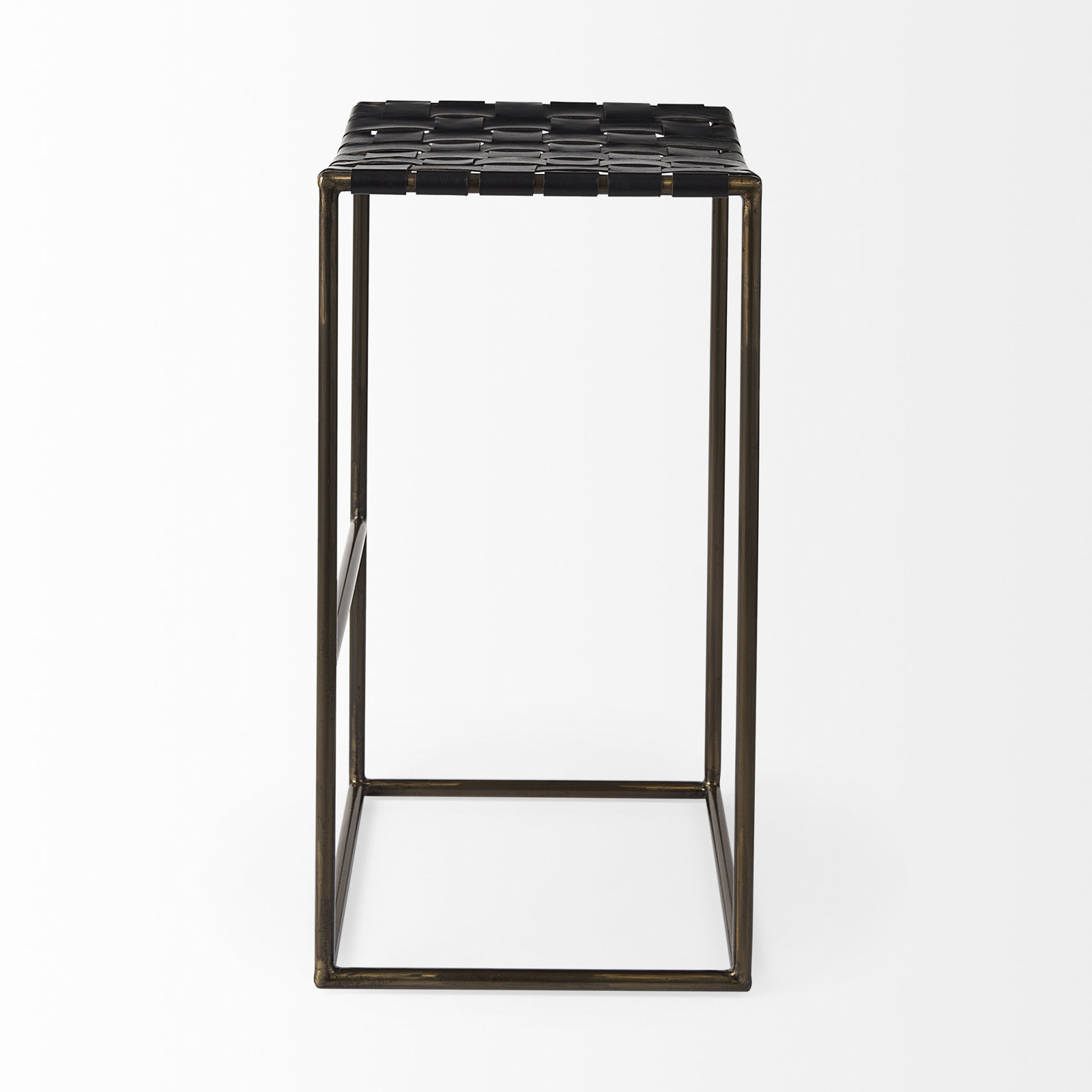 Willette Bar & Counter Stool, Nickel, Black, Bar Stool (30” Seat Height)