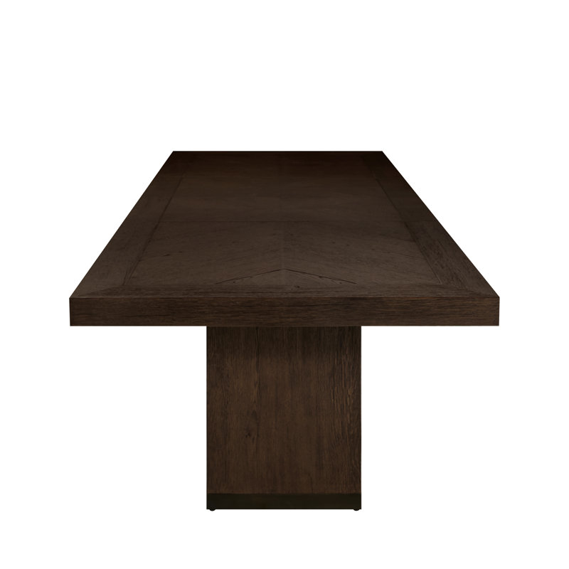 Highland Oak Rectangle Legged Extension Dining Table -  78 In. W X 30 In. H, Dusk
