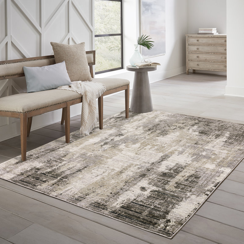 Gwern Abstract Indoor Rug, Rectangle 5'3" x 7'6"