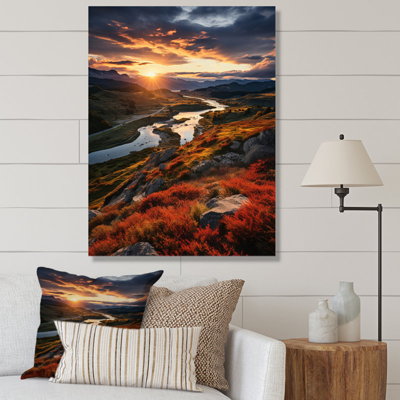 Washington Country Charm sur toile, 44" H x 34" W, Toile tendue