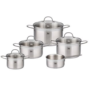 Top 9 - Piece Stainless Steel Cookware Set