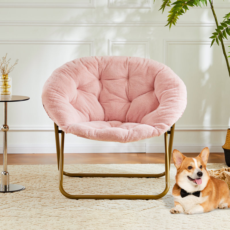 Chaise parsons de 35,89 po de largeur, Rose