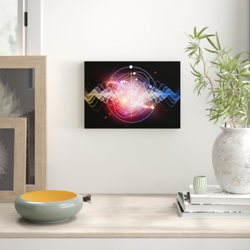 Vibration Of The Universe Universe - Wrapped Canvas Print, 35.6 cm H x 50.8 cm W