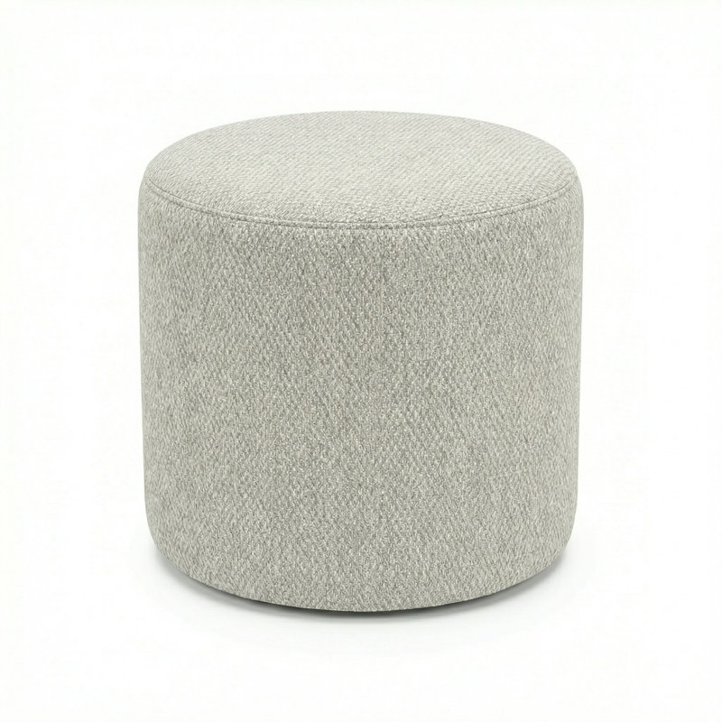 Pouf rond 18 "Lily Gardens, Crème