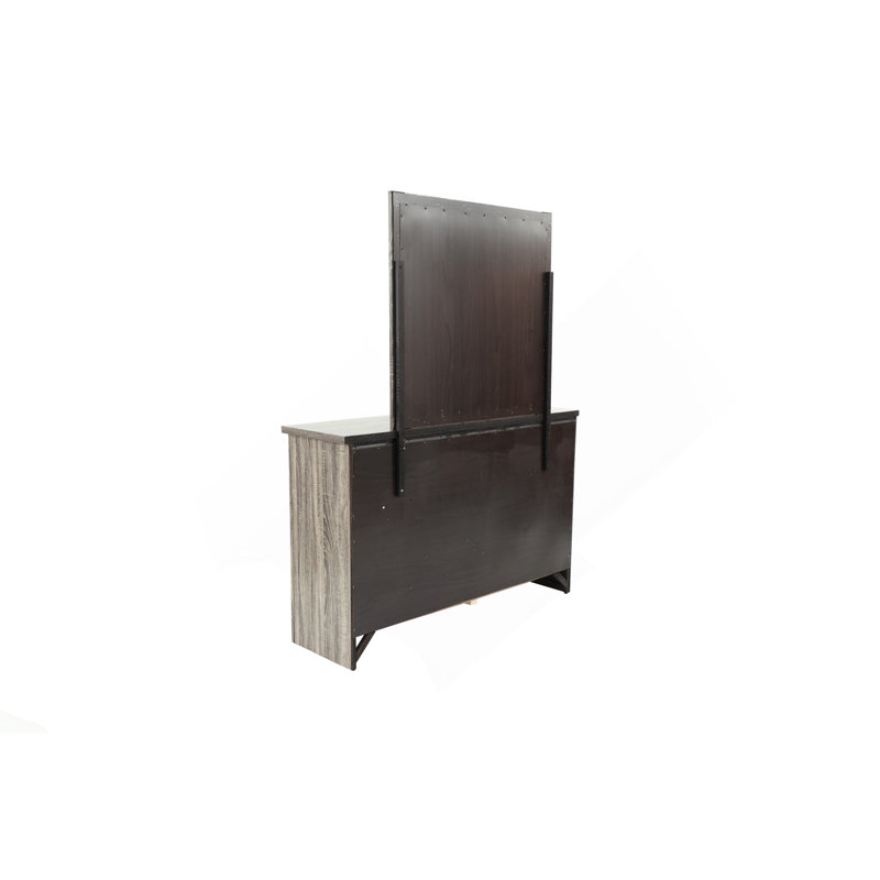 Commode en chêne gris