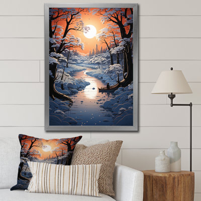 " Winters River Papercut II "
