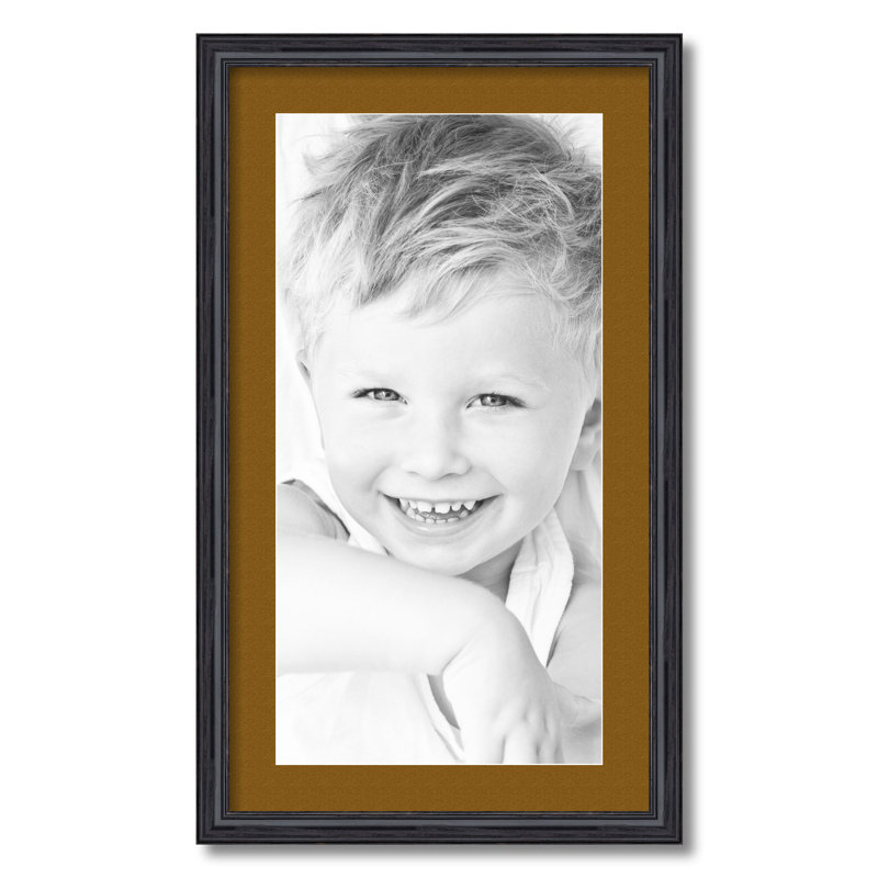 Cadre 12 po x 24 po simple noir mat, Coronado