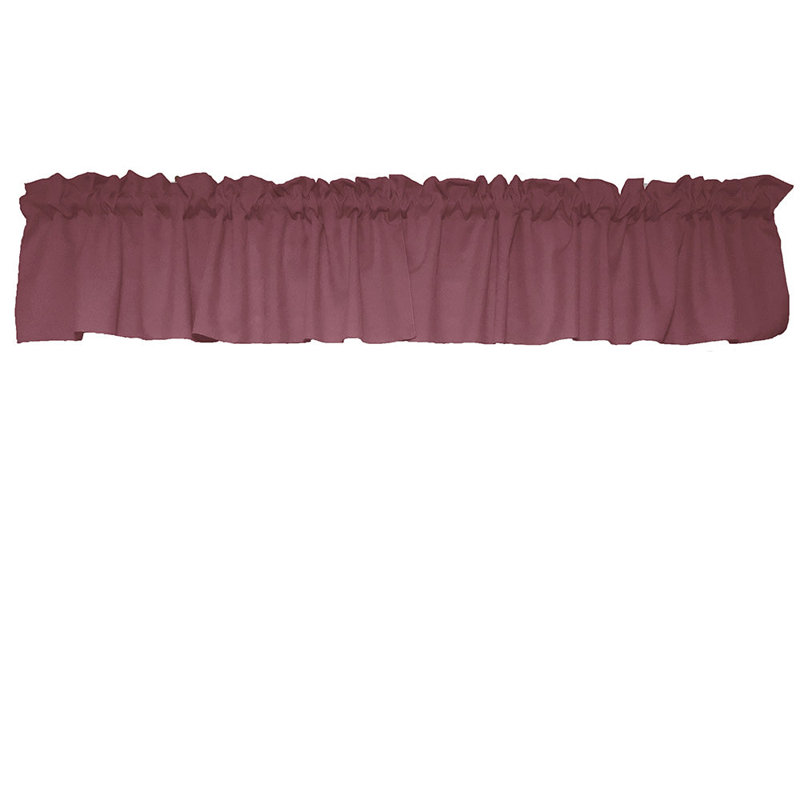 Cantonnière sur mesure l 58 po Pastorella, L 58 po x L 32 po, Vieux rose