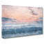 Sea & Clouds In Blue & Pink Painting - Wrapped Canvas-56654425