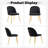 Modern Velvet Armless Side Dining Chairs-577782344