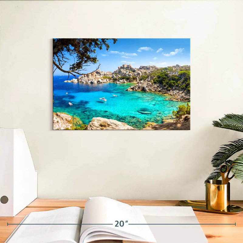 Gillard, île de la Sardaigne, H 8 po x l 12 po