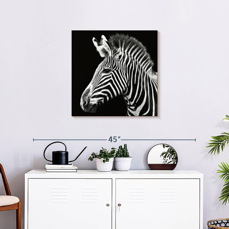 Brampt Zebra Stripes Pattern III, 24" H x 24" W