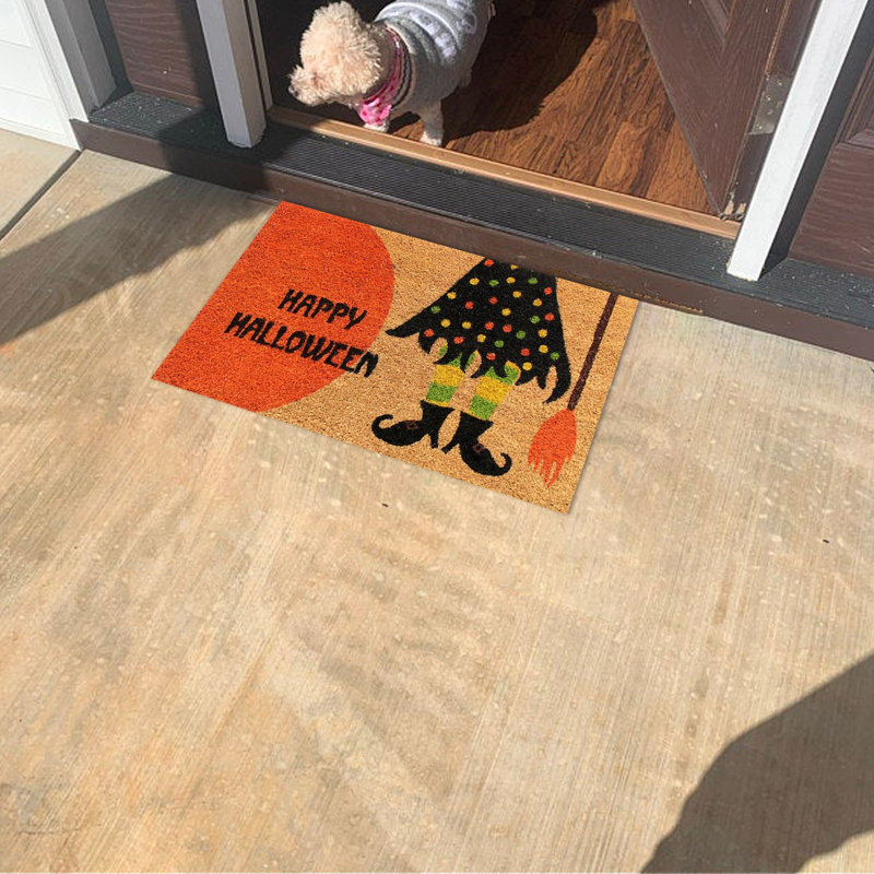 Tapis de porte Happy Happy, Rectangle 11.81 " x 7.87 "
