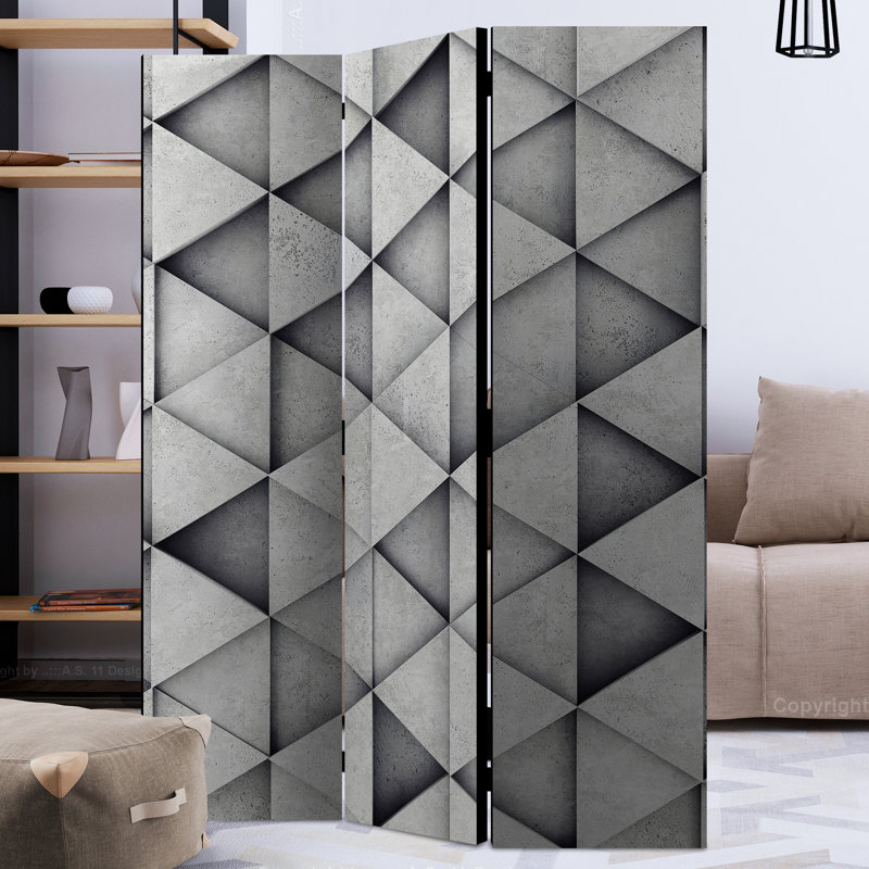 Lucida 172cm H Folding Room Divider, 3