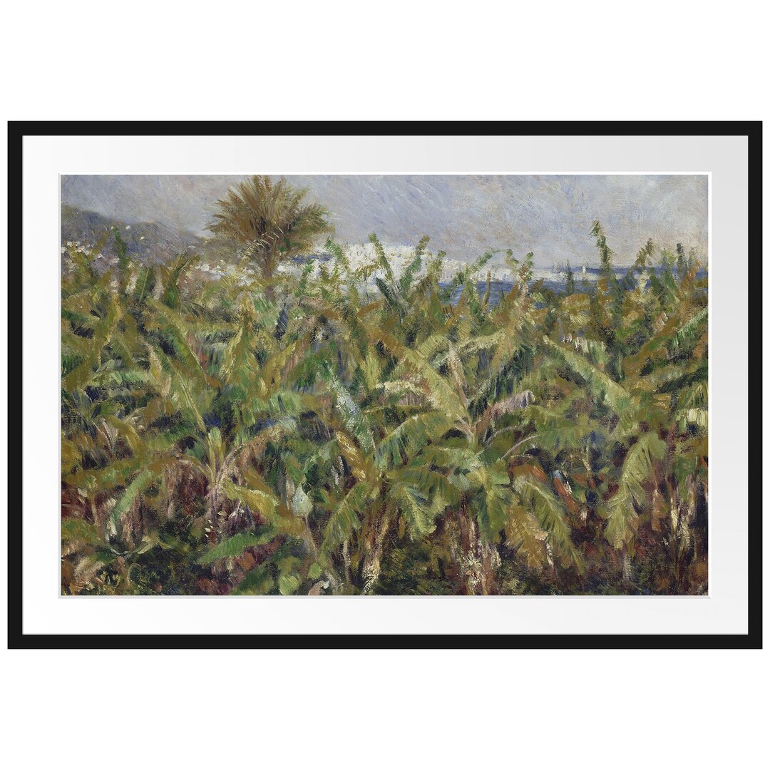 Gerahmtes Poster Field with Banana Trees von Pierr