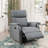 31.9" Wide Contemporary Soft Upholstered Swivel and Rocker Manual Recliner-1180237267