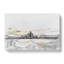 Sunrise Over The Detroit Skyline In Abstract - Wrapped Canvas-1183042465