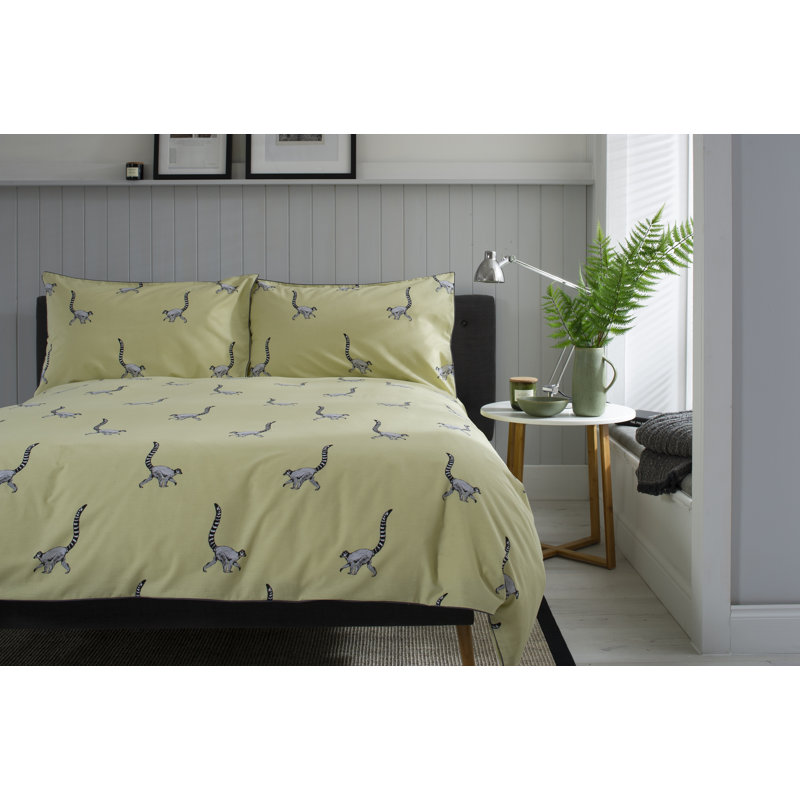 Lemur Duvet Cover Set, Single - 2 Standard Pillowcases